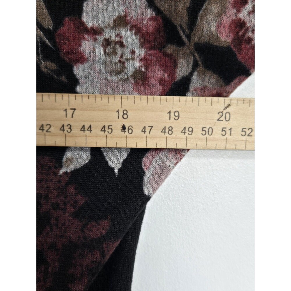 VTG C'est La Vie Tunic Womens L Blouse Paisley Dark Floral Boho Fairy Grunge Y2K - Picture 7 of 7